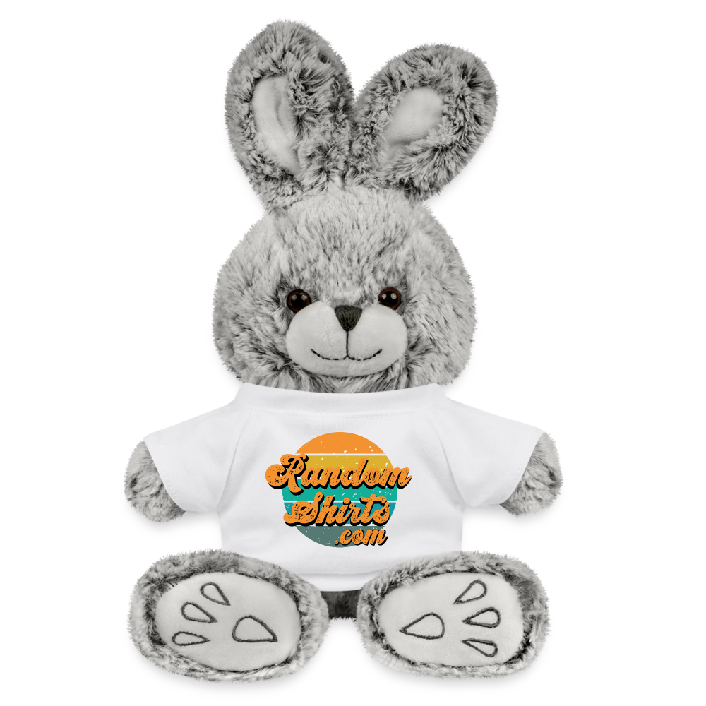 Huggable Hopster: RandomShirts.com Rabbit Plush - white