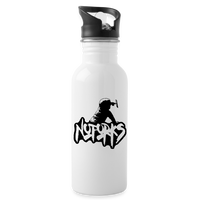 Screw the Forks – No Forks Stainless Steel Bottle - white