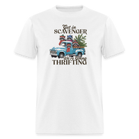 “Get in scavenger, we’re going thrifting”-Unisex Classic T-Shirt - white