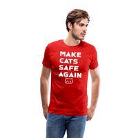 Make Dogs Safe Again" Premium Tee – Stand Up for Our Furry Friends! - red