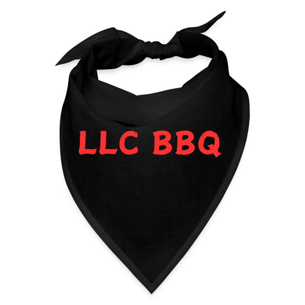 “LLC BBQ”-Bandana - black