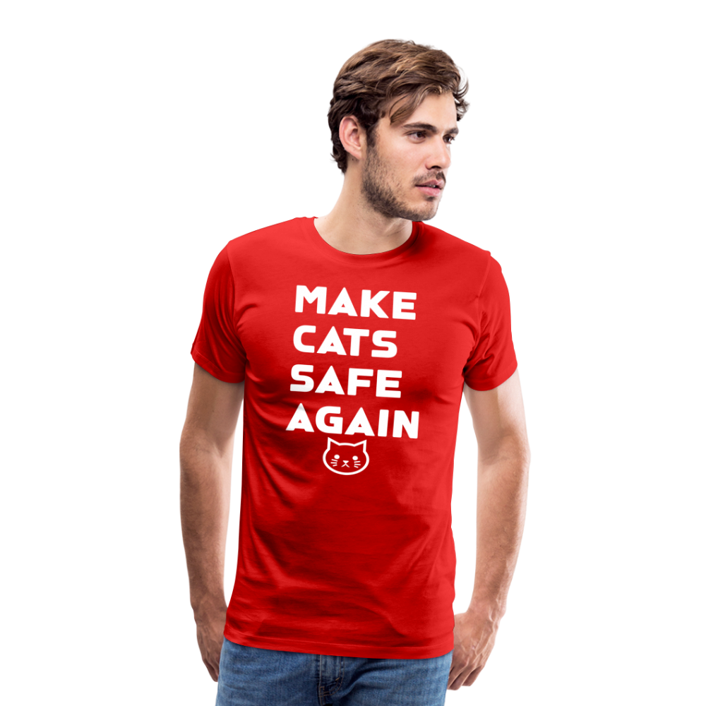 Make Dogs Safe Again" Premium Tee – Stand Up for Our Furry Friends! - red