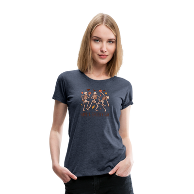 Women's T-Shirt - Gray w/ Dark Blue Infused Honey Design